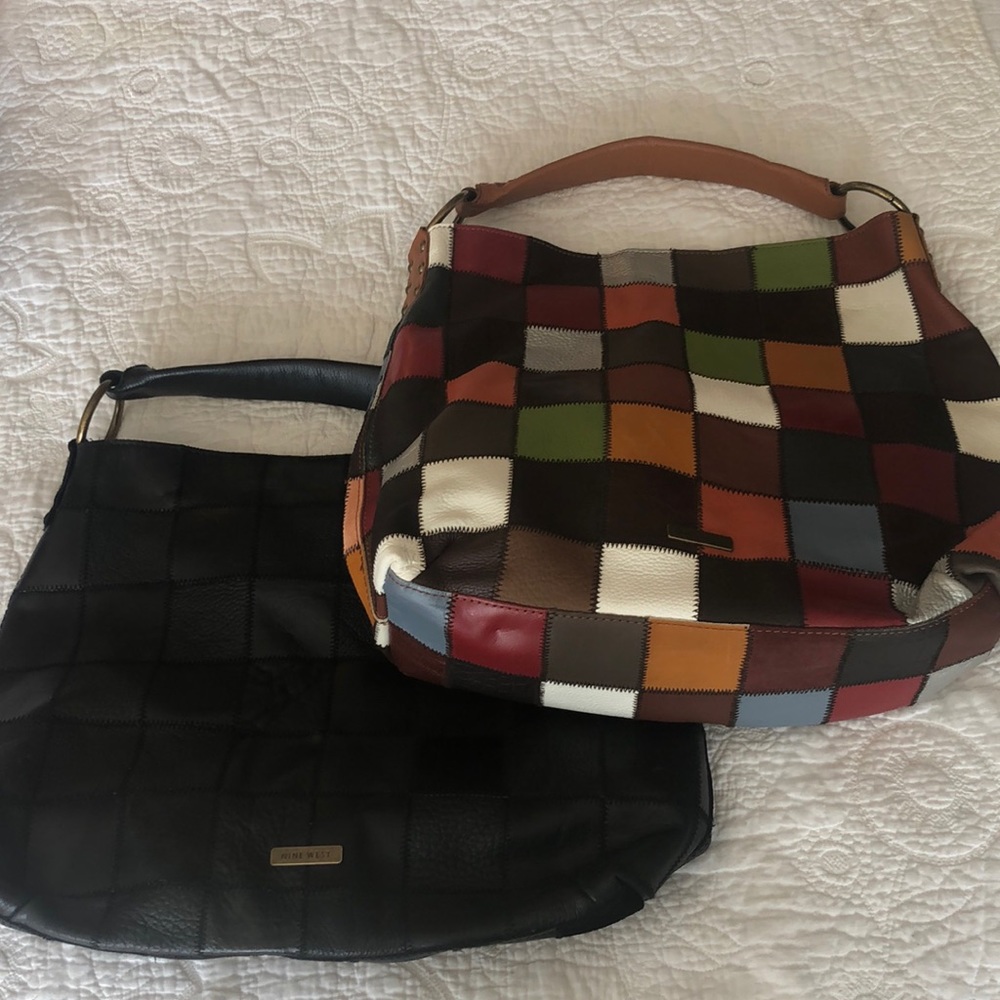 Patchwork leather bag